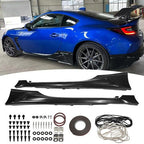 Black Side Skirts for TRD Style ABS for 2022-2024 for Toyota GR86 for Subaru BRZ