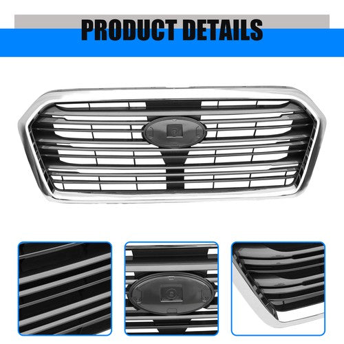 91121XC01A Front Bumper Grille Chrome for 2019-2022 Subaru Ascent