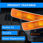 Turn Signal Marker Light Lamp RH Passenger for 03-22 Chevy GMC Van