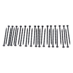 Garden Edging Kit With Anchoring Spikes Plastic No Dig Lawn Border L-shaped Lawn
