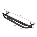Nerf Bars Side Steps Armor Running Boards for 07-18 Jeep Wrangler JK 2 Door