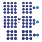 80Pcs 2Inch 36/60/80 Grit Zirconia Sanding Discs with 1/4" Shank for Die Grinder