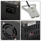 24V Floor Scrubber, Pallet Jack Battery Charger w/ 175A Rating SB175 Connector