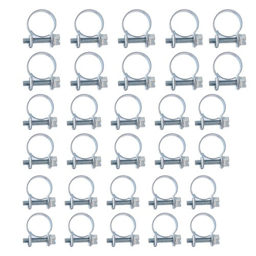 FUEL INJECTION HOSE CLAMP / AUTO Fuel clamps 30PCS(1/4", 5/16", 3/8")