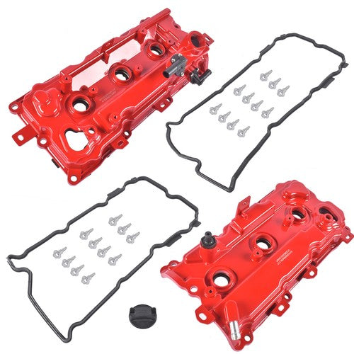 Left + Right Valve Covers for Infiniti JX35 2013 Nissan Altima 2007-2014 3.5L V6