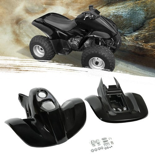 Black ABS Plastic Front and Rear Fenders Set for 1993-2005 Honda TRX90