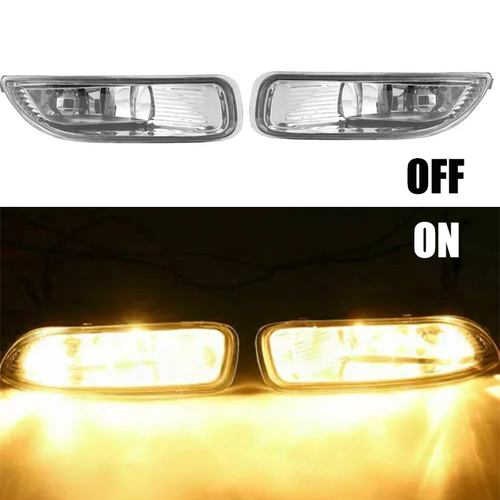 Halogen Driving Fog Lights Lamps w/Switch Wiring for 2003 2004 Toyota Corolla