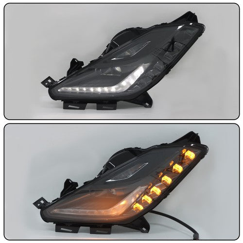 Headlight For Chevrolet Corvette 2014-2018 2019 Driver Side Black HID W/Ballast