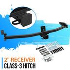 Class 3 Trailer 2 Receiver Tow Hitch for 2003-2008 Honda Pilot 2001-2006 Acura Mdx