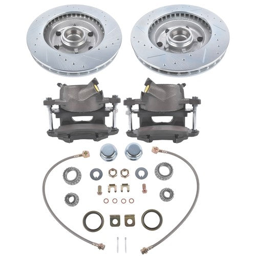 For Chevrolet C10 GMC 2wd Truck Front Disc Brake Conversion Kit 6 Lug Wheels