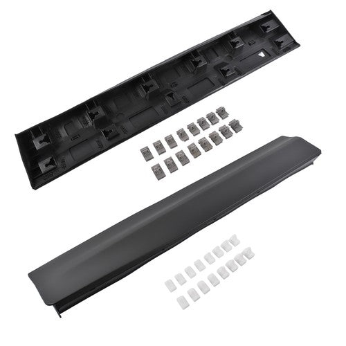 Pair Rear Lower Door Trim Molding Black for Cadillac XT5 2017-2025 Left & Right