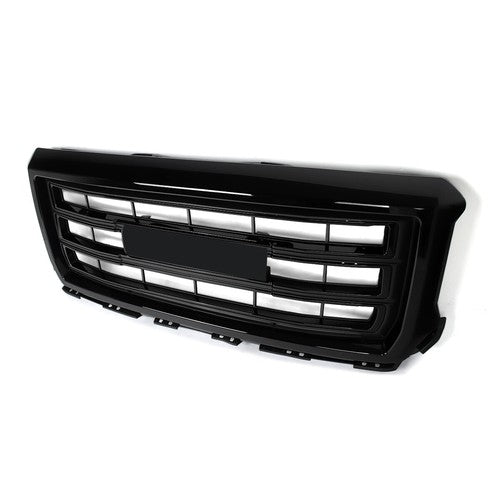 23254463 Front Bumper Grille Gloss Black for GMC Sierra 1500 2014 2015 SLT Style