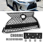 For 2020-2022 Lexus RX350 RX350L RX450h RX450hL Front Upper Grille W/Chrome trim