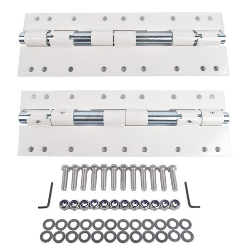 2x 55721 Swing Away Bracket White Alloy Steel Powder-Coated for Electric Jacks