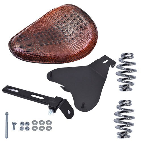 Bobber Motorcycle Solo Seat Spring Black For Honda Shadow Spirit ACE VT 1100 750