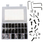 1625 Pcs M2 M3 M4 M5 Bolts and Nuts Hex Socket Head Screw Assortment Kit