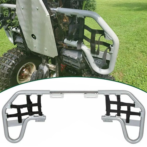 Pair of Nerf Bars Silver bar Black nets Aluminum For Honda TRX 250EX 250X 01-24