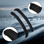 For 2012 2013 2014 Ford Focus Black Plastic Lower Bumper Valence Trim Pair BOTH