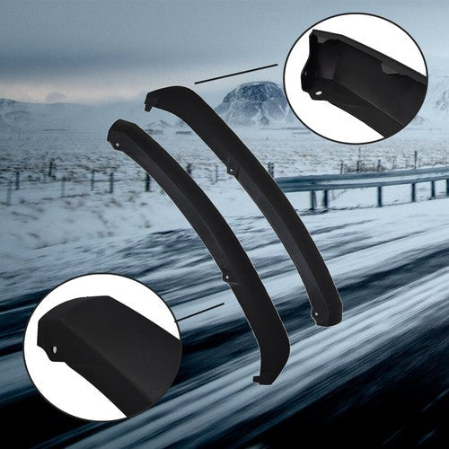 For 2012 2013 2014 Ford Focus Black Plastic Lower Bumper Valence Trim Pair BOTH