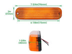 AR60250 LED Amber Flashing Cab Lights For John Deere 50 Series 4050 4250 4450 4