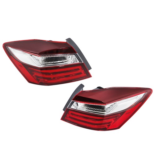 Left & Right Side Tail Lamps For Honda Accord 2016-2017 Pair Tail Lights Outer