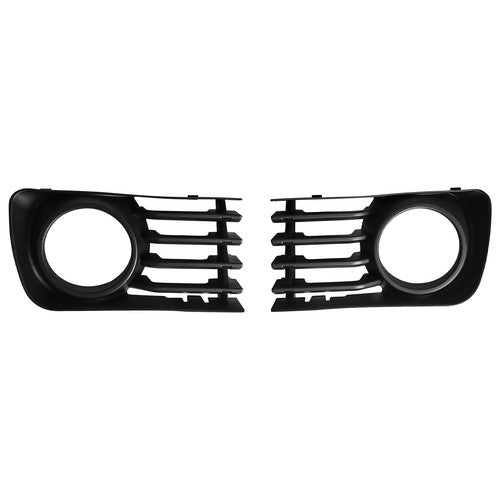 Front Lower Grille Pair Fog Light Covers with Hole for Toyota Prius 2004-2009