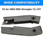 Rear Shackle Mount Frame Rust Repair Kit 2PCS for 86-95 Jeep Wrangler YJ