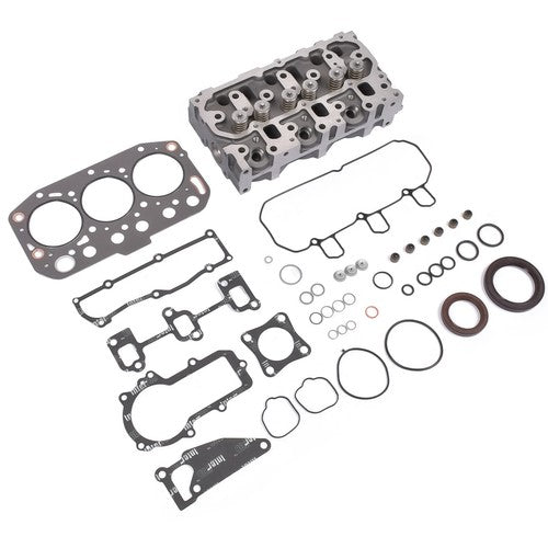 New Complete Cylinder Head & Full Gasket Kit for Yanmar 3TNV70 3TNV70-XBV Engine