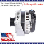 Alternator 220A for GMC Sierra Chevy Silverado 2500 HD 2015-2019 Suburban 3500HD