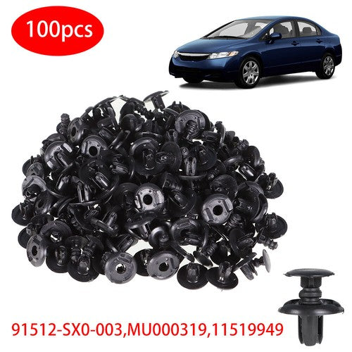 Suit For 1984-2012 Nissan&Infiniti 100 Pcs NEW Fender Liner Clips Push Retainer