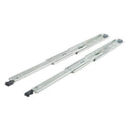 1 Pair Locking Drawer Slides 16 Inch Full Extension & Lock 150 lb Load Capacity