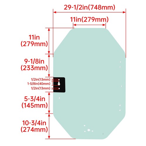 Cab Glass Door For Mustang Gehl R220 V400 R190 V270 R260 V330 Skid Steer 244242