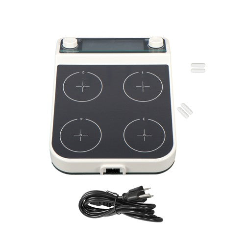 4 Position Magnetic Stirrer with Speed 50-1200RPM Capacity 500ml*4