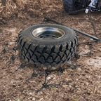 Steel Drag Harrow 4X4FT Heavy Duty Chain for ATV UTV Tractor Leveling Grading