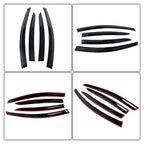 4x Window Visors Rain Guards Vents Smoke For Hyundai Elantra 2017 2018-2020