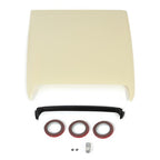 Universal Hood Scoop Vent 25.2 x 25.2 for Challenger Sliverado Nissan Titan