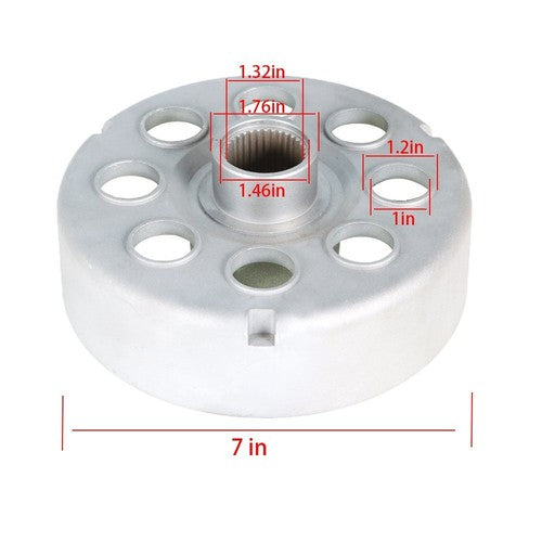 Rear Brake Drum Hub For Honda TRX300 TRX300FW 2x4 4x4 Fourtrax 1988-2000
