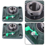 4Pcs UCP204-12 Cast Iron Pillow Block Flange Bearings - 3/4" hole with seat