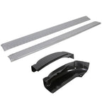 Inner And Outer Rocker Panels With Cab Corners For 99-07 Chevy Silverado 4dr Ext Cab