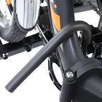 Foldable 2 Bike Floor Stand Hitch Mount Rack For Fat Tire Electric Bicycle
