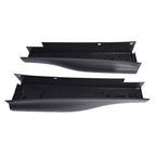 RH+LH Side Black Flex Step Tailgate Molding Trim 2PCS Cap For Ford F250 F350