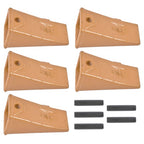 X156 X156S Dirt Teeth Bucket Teeth/Tooth with P156 Roll Pins 5 PCS Alloy Steel