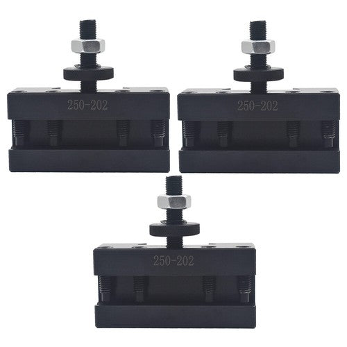 3Pcs BXA #2 250-202 Quick Change Turning Facing & Boring Tool Post Holder