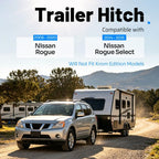 Class 3 Trailer Hitch Tow 2 Inch Receiver Powder Coated For Nissan Rogue 08 2020
