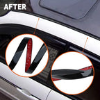 Black Roof Top Trim Molding Kit for 2005-2015 for Toyota Tacoma Trucks 2PC