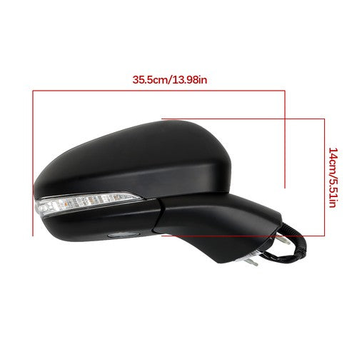 For Ford Fusion 2015 2016 2017 Side View Mirror W/ Right Side FO1321544 12 Pins