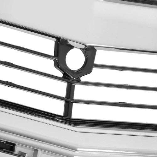 Front Bumper Grille Plastic Chrome Fit For Cadillac Escalade 2015-2020