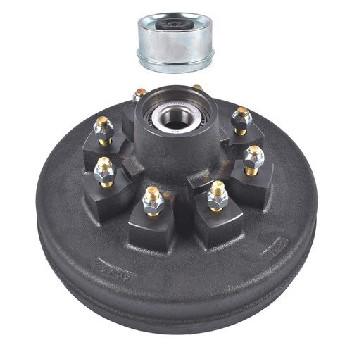 Trailer Brake Hub Drum Kit w/ Bearing 008-219-04 for 7000 lbs Axles 12" x 2" New