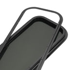 Black Screen RV Window 12 X 35 with Trim Ring Universal Dark Tempered Glass