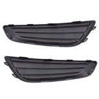 Left&Right Black Fog Light Cover For Ford Focus 15-2017 2018 Frame Bezel Trim